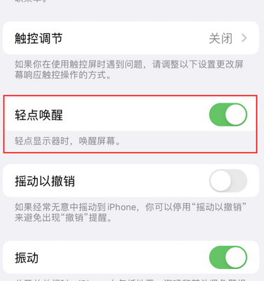 惠城苹果售后服务分享iPhone轻点唤醒功能屏幕无反应 